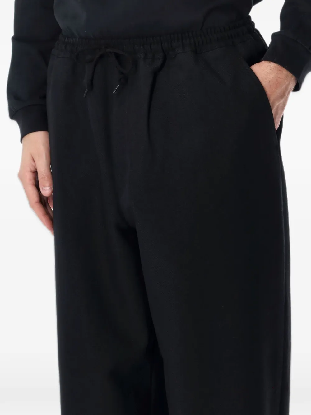 Comme des Garçons Homme drawstring-waist trousers Zwart