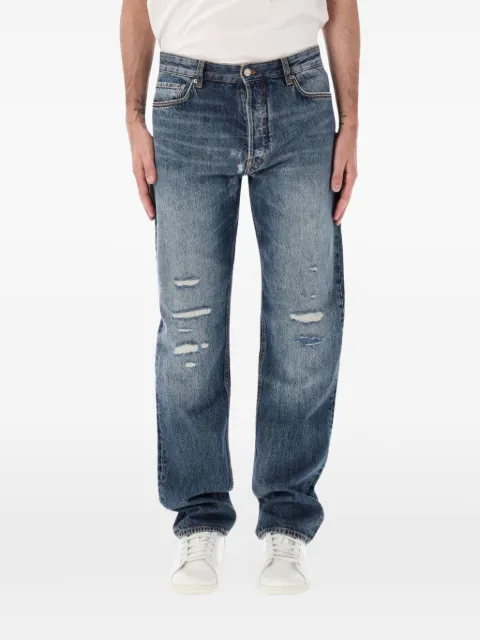 Emporio Armani Ausgeblichene Jeans im Distressed-Look