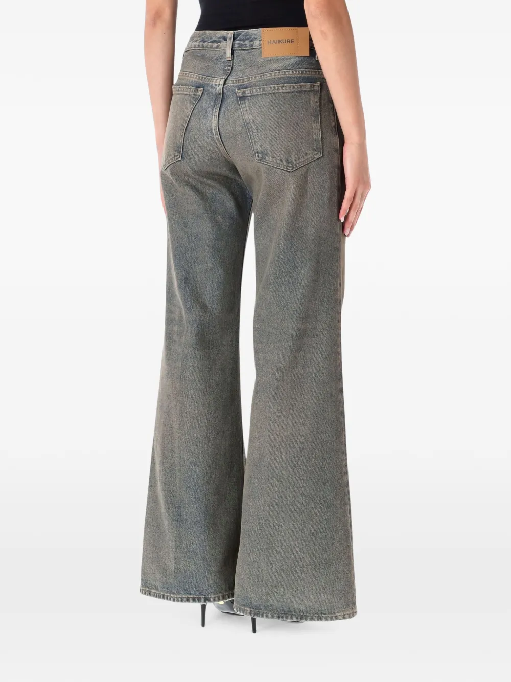 Haikure Flared jeans Grijs