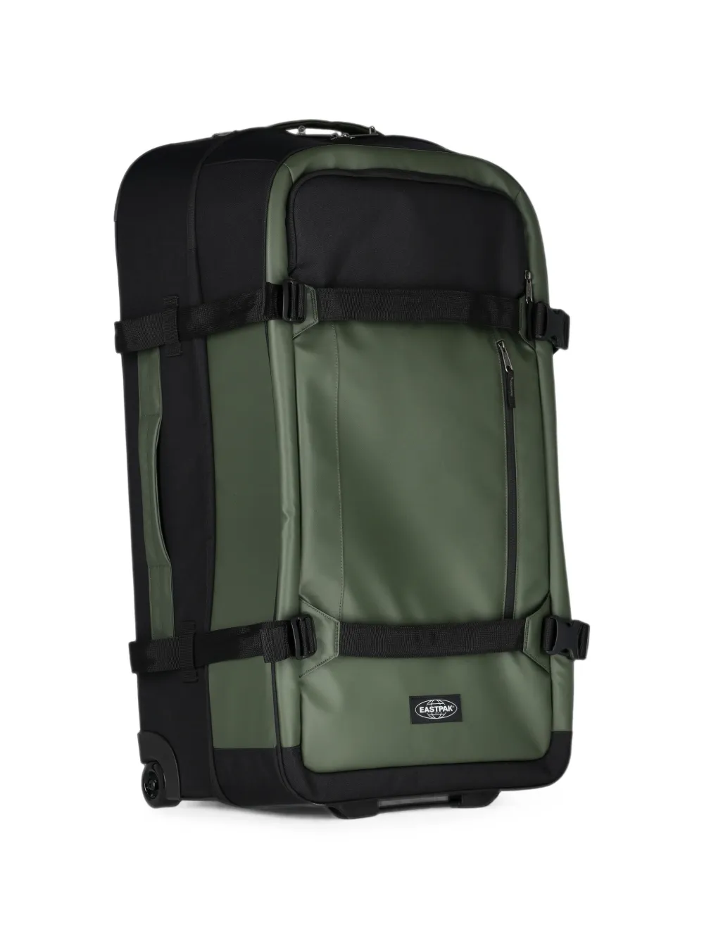 Eastpak Transit'r Pro L koffer met gespband en wielen Groen