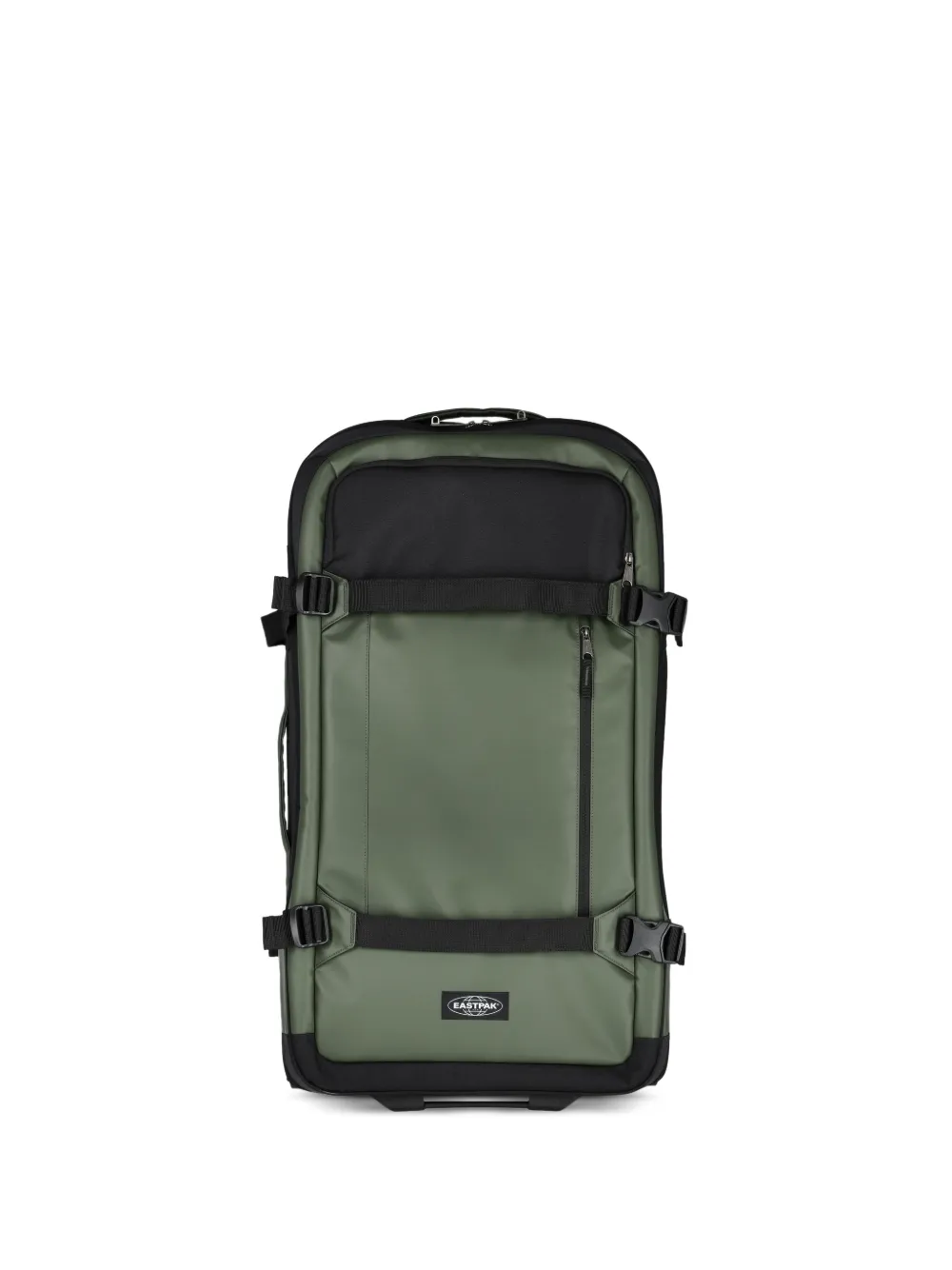 Eastpak Transit'r Pro L buckle-strap wheeled suitcase - Verde