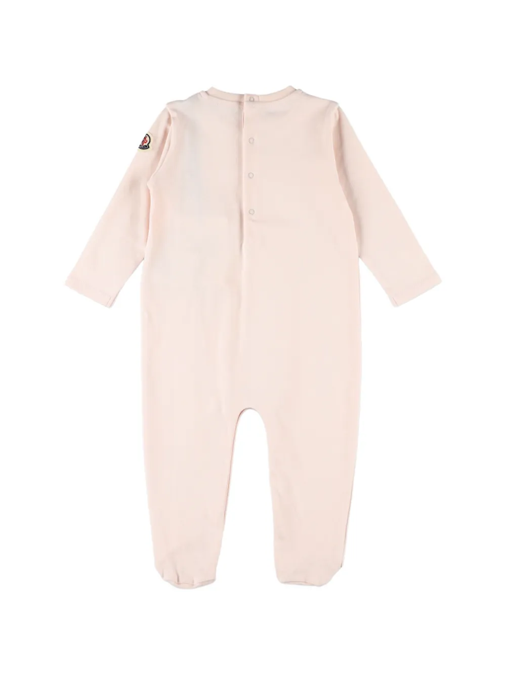 Moncler Enfant Pyjama en muts met geborduurd logo Roze