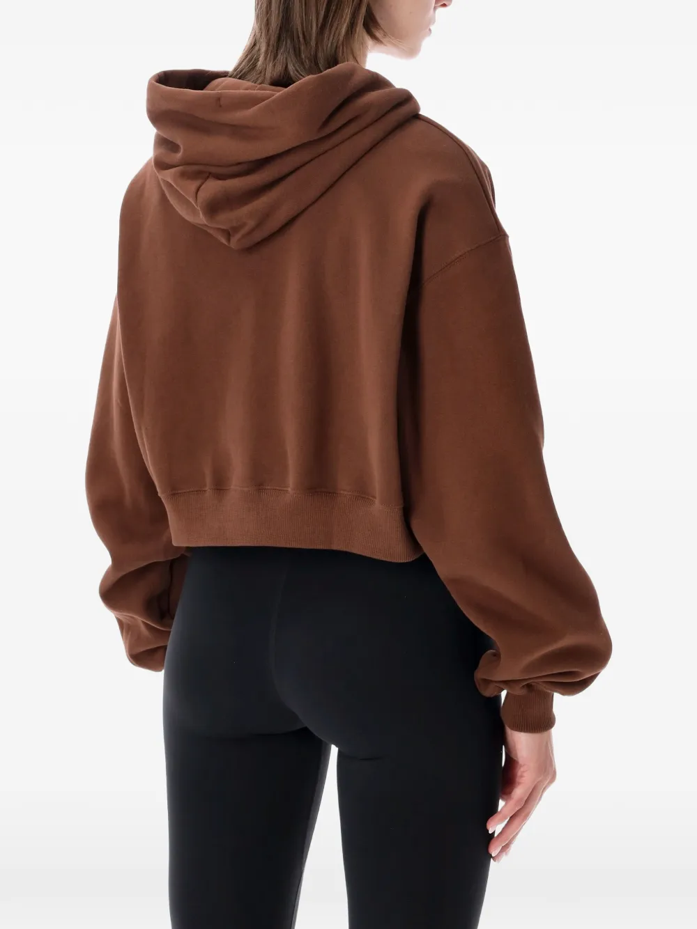 Nike logo-embroidered zip-up hoodie Bruin