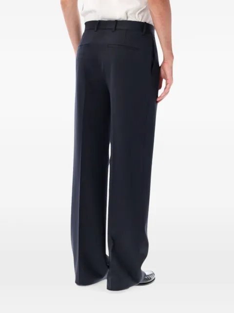 Lardini pleated straight-leg trousers