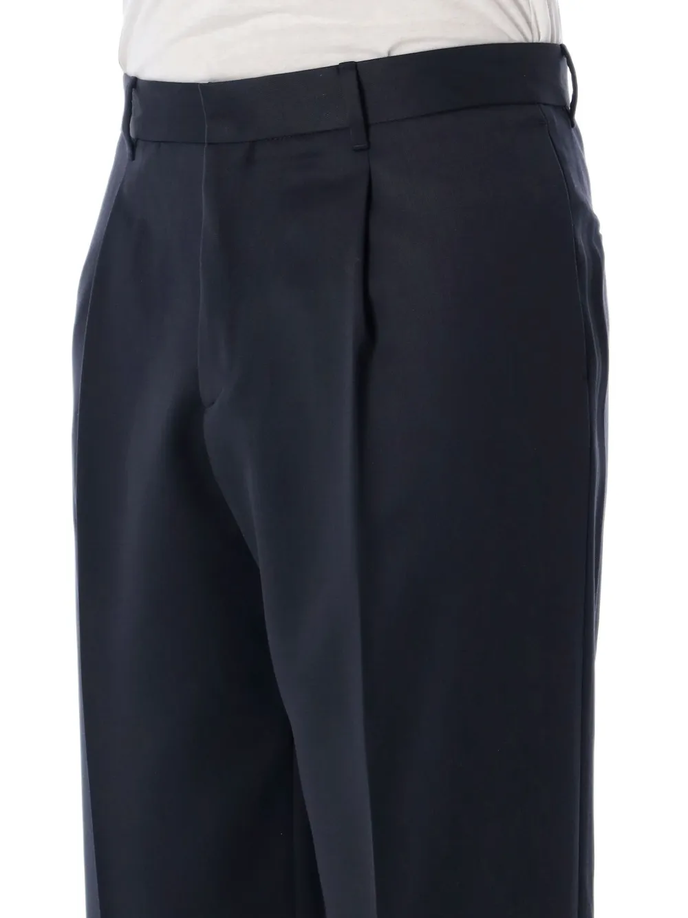 Lardini Straight plooibroek Blauw