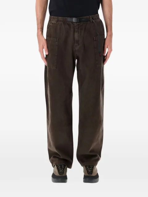 Gramicci belted cotton-twill trousers