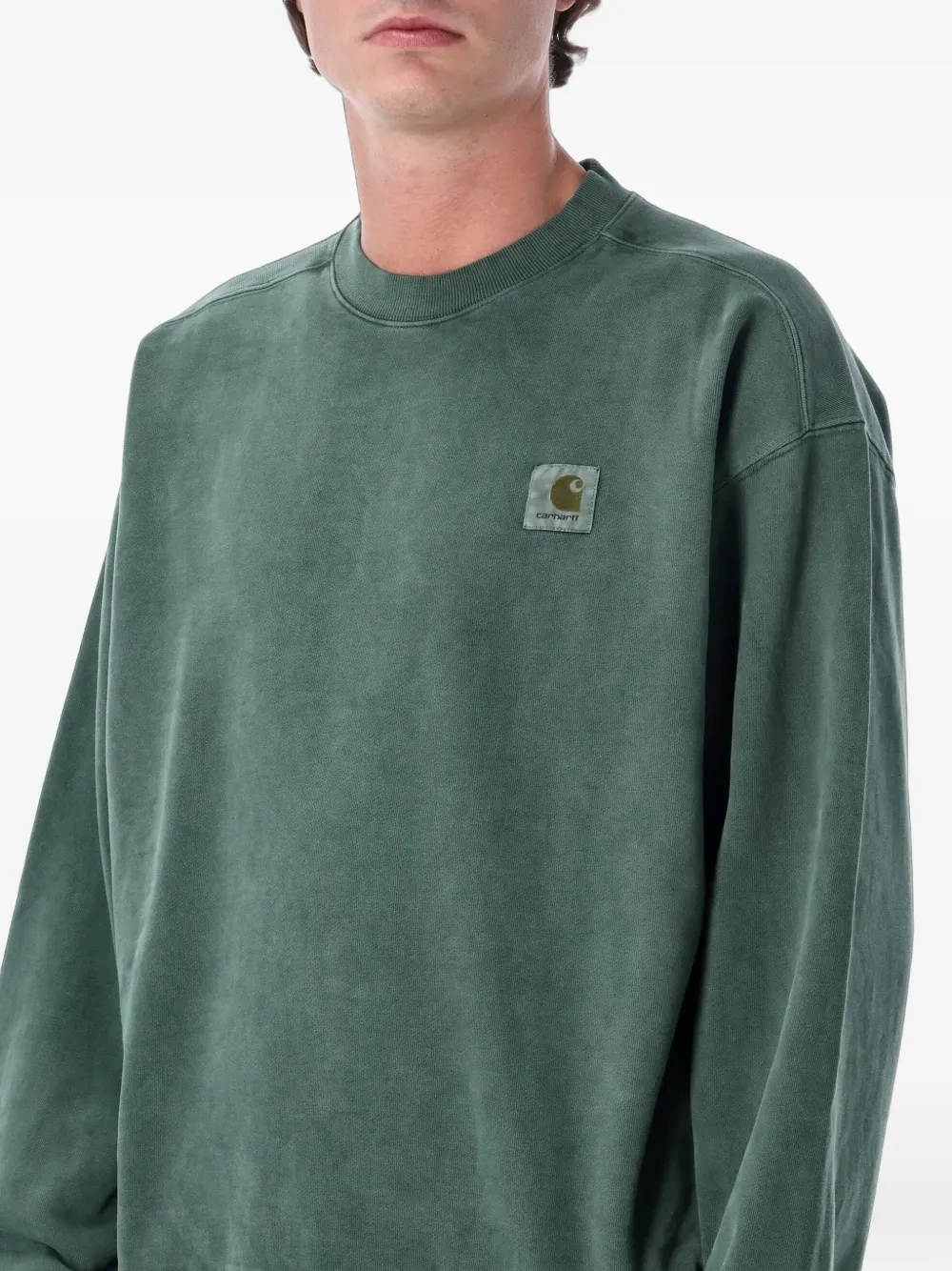 Carhartt WIP Vista trui met logo-patch Groen