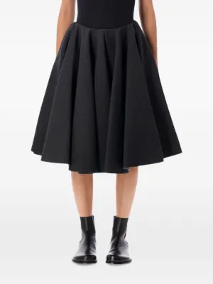 Junya Watanabe プリーツ スカート | ブラック | FARFETCH JP