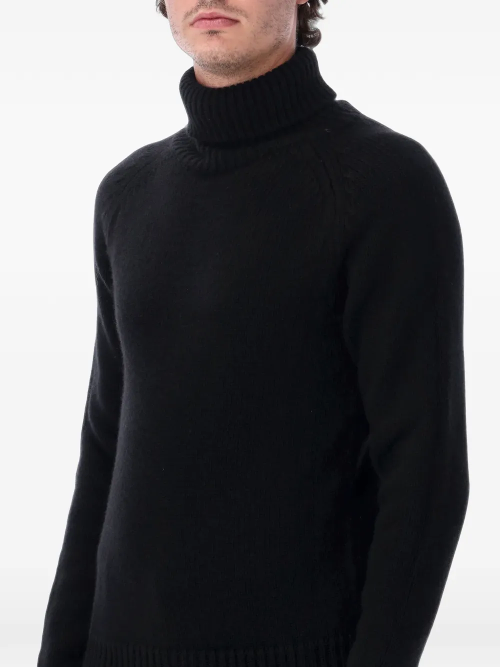TOM FORD Coltrui met raglan mouwen Zwart