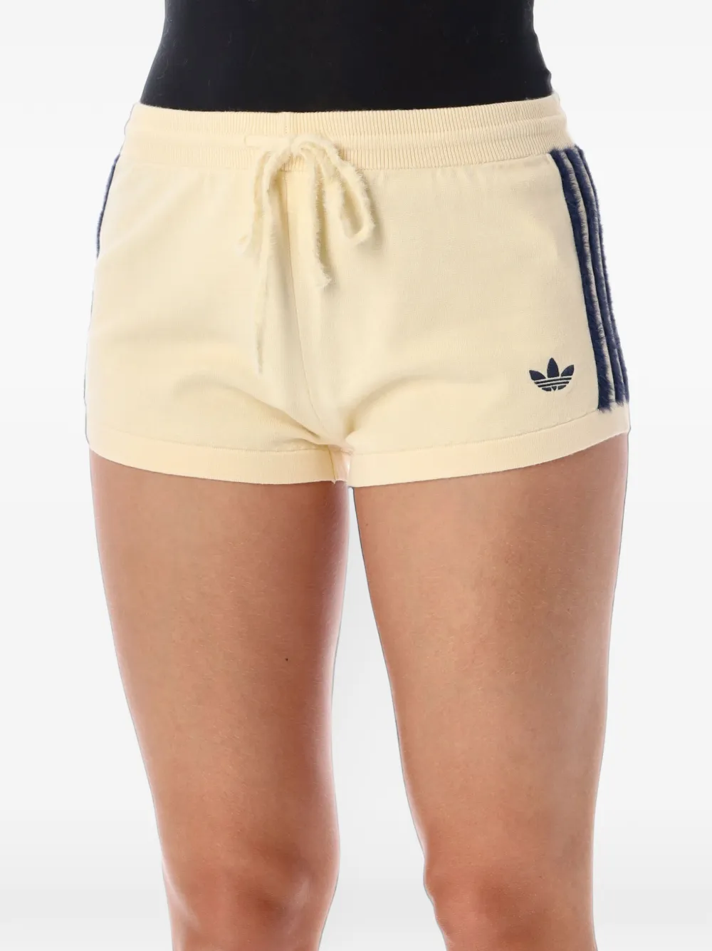 adidas Gebreide shorts Beige