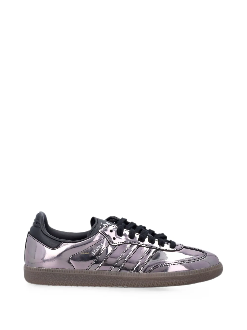 Adidas Samba metallic-finish sneakers Zwart