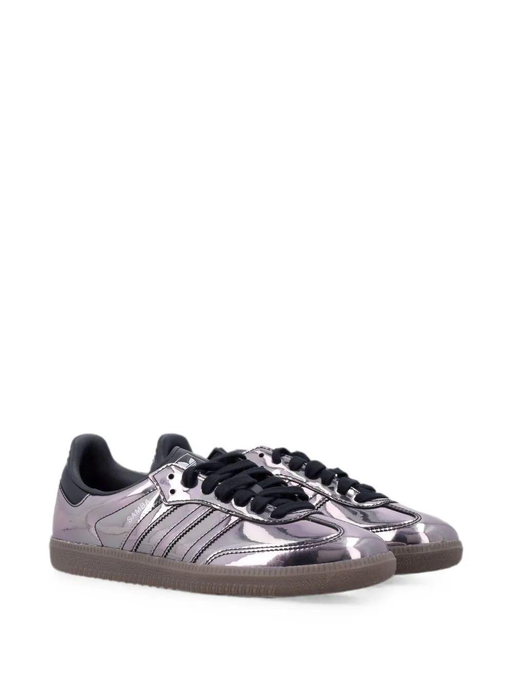 adidas Samba metallic-finish sneakers Zwart