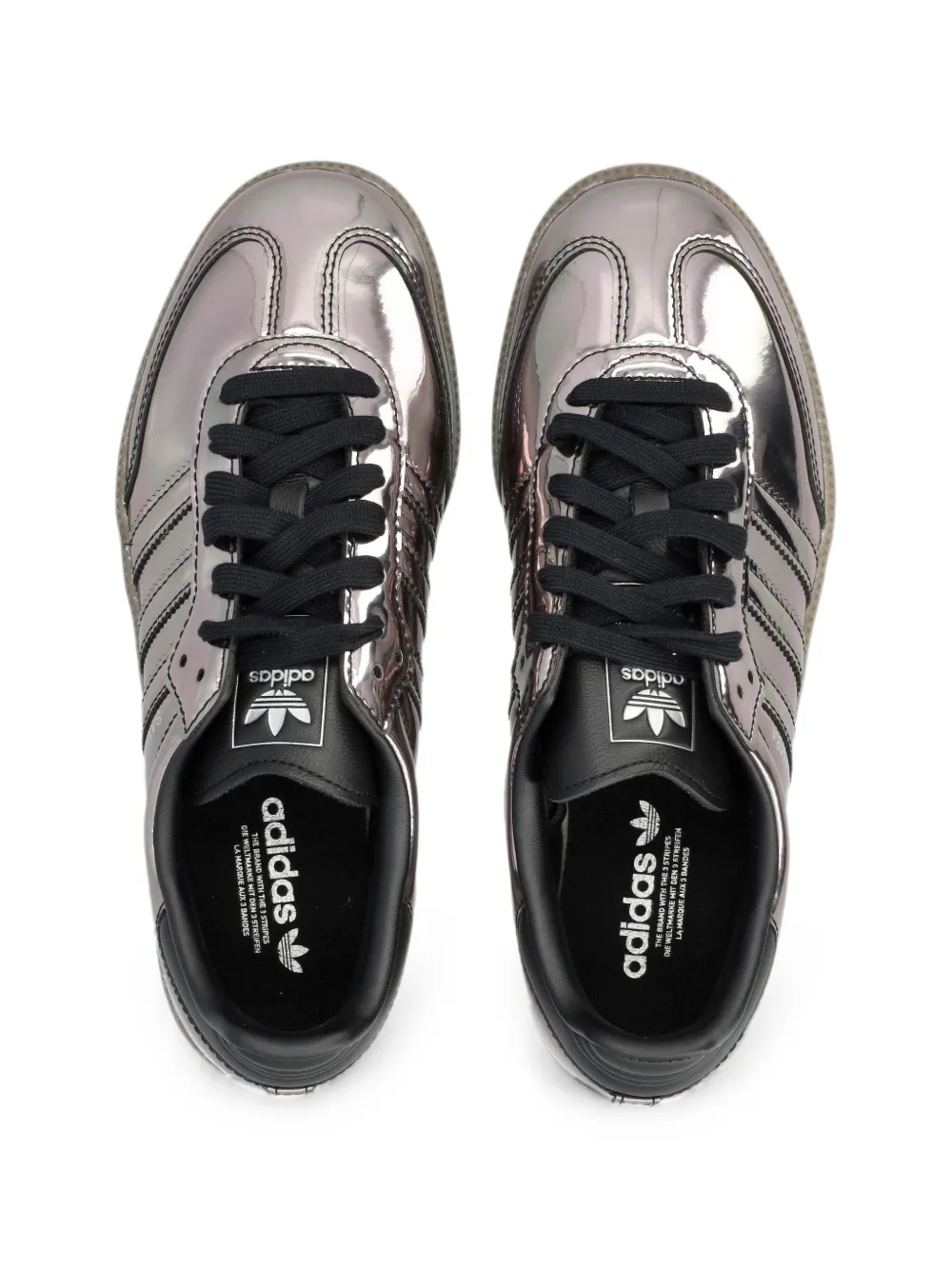 adidas Samba metallic-finish sneakers Zwart