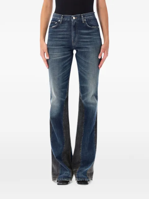 Haikure Fleur panelled flared jeans