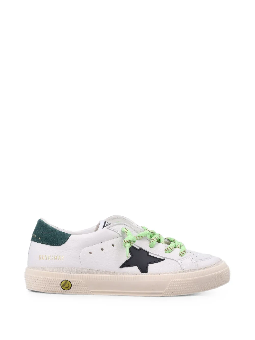 Golden Goose Kids May star-patch sneakers Wit