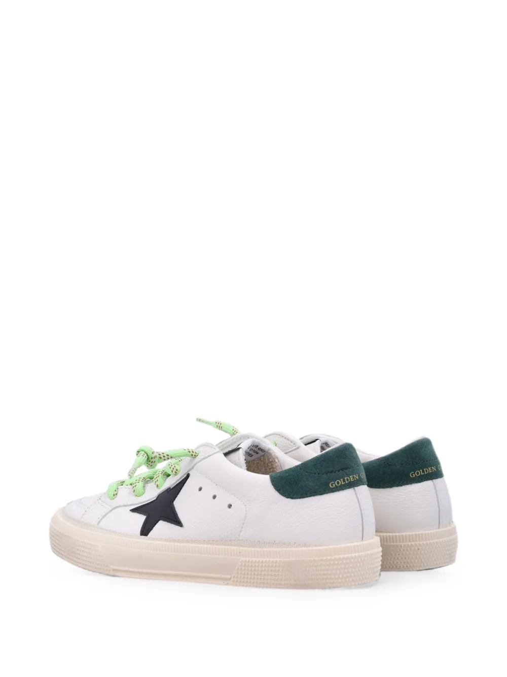 Golden Goose Kids May star-patch sneakers Wit