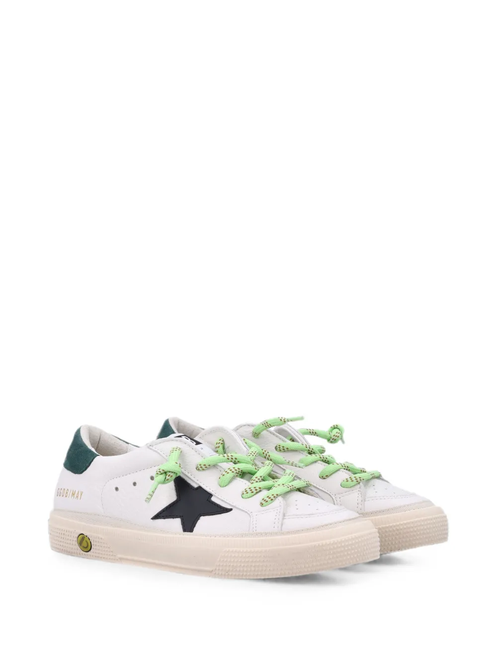 Golden Goose Kids May star-patch sneakers Wit
