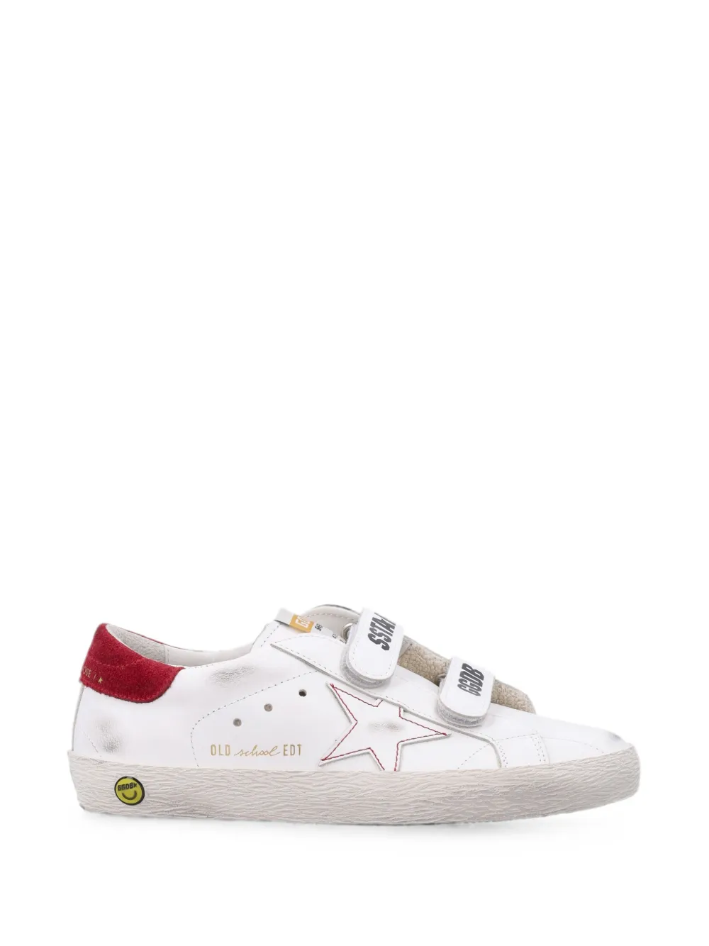Golden Goose Kids Old School touch-strap sneakers Wit