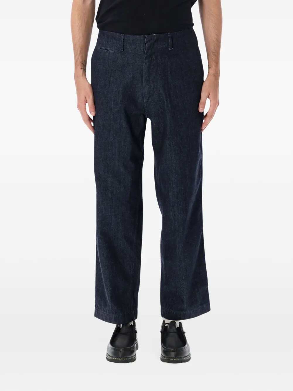 Nanamica straight-leg jeans - Blau