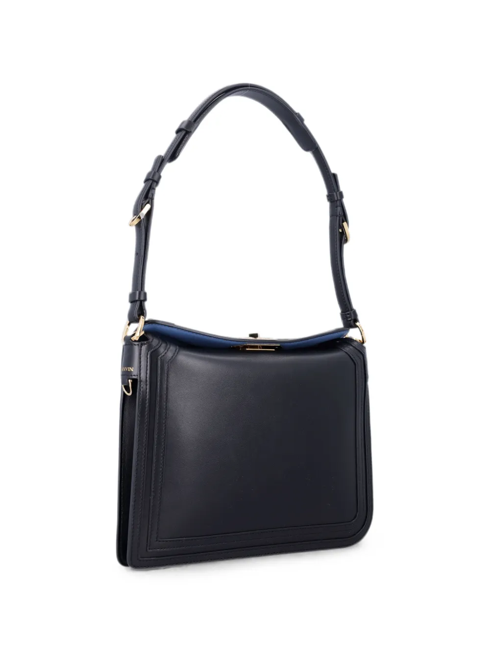 Lanvin Compagnon leren shopper Zwart