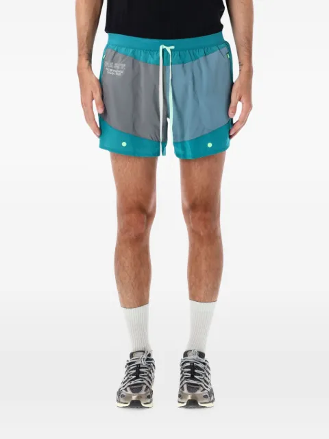 Nike logo-print panelled shorts
