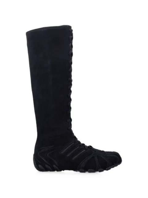 adidas lace-up knee-high boots