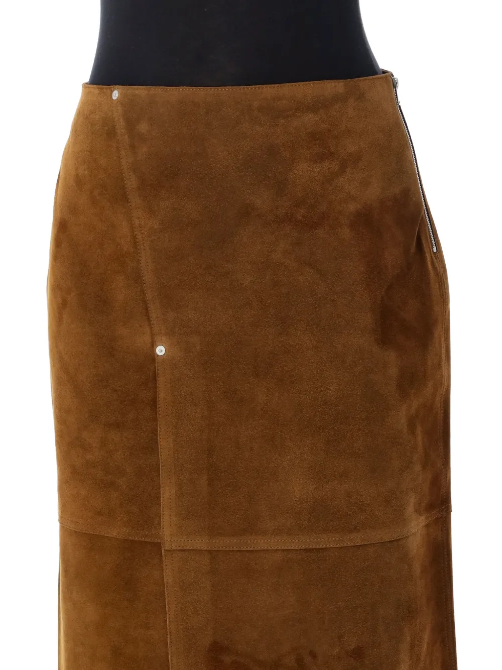 Studio Nicholson Melete midi-wikkelrok Bruin