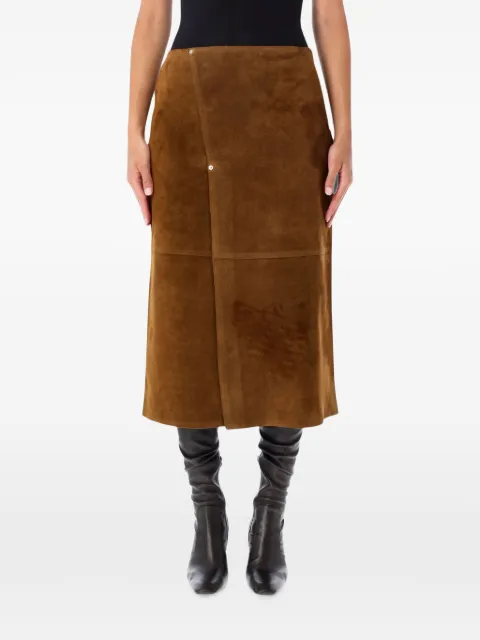 Studio Nicholson Melete wrap-style midi skirt