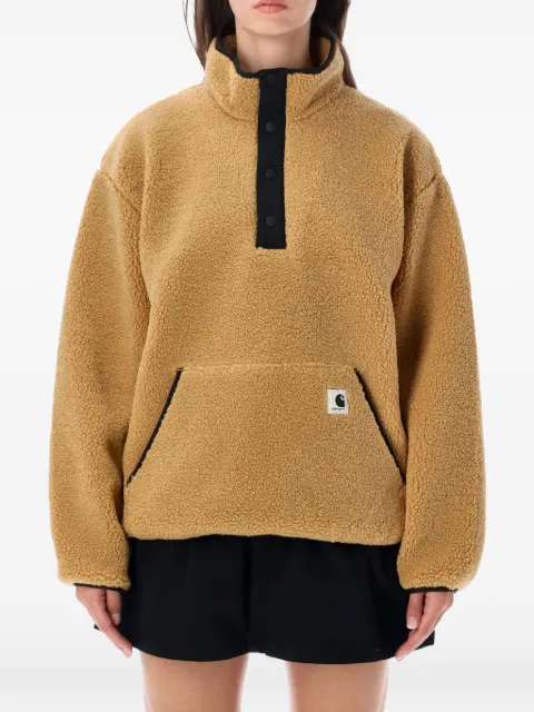 Carhartt WIP Fleecepullover mit Logo-Patch