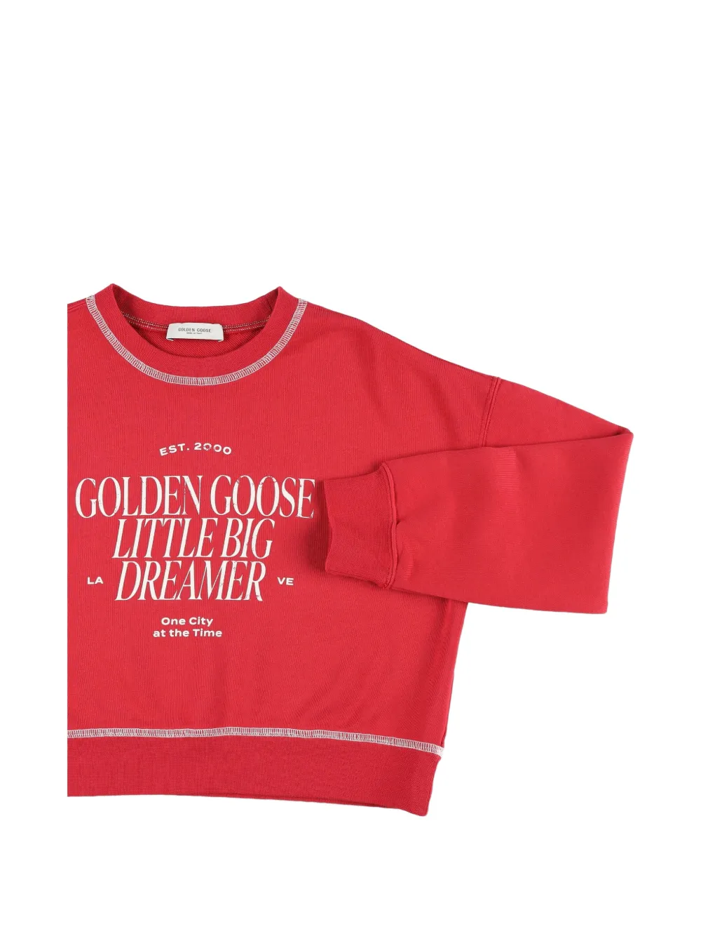 Golden Goose Kids Sweater met logoprint Rood
