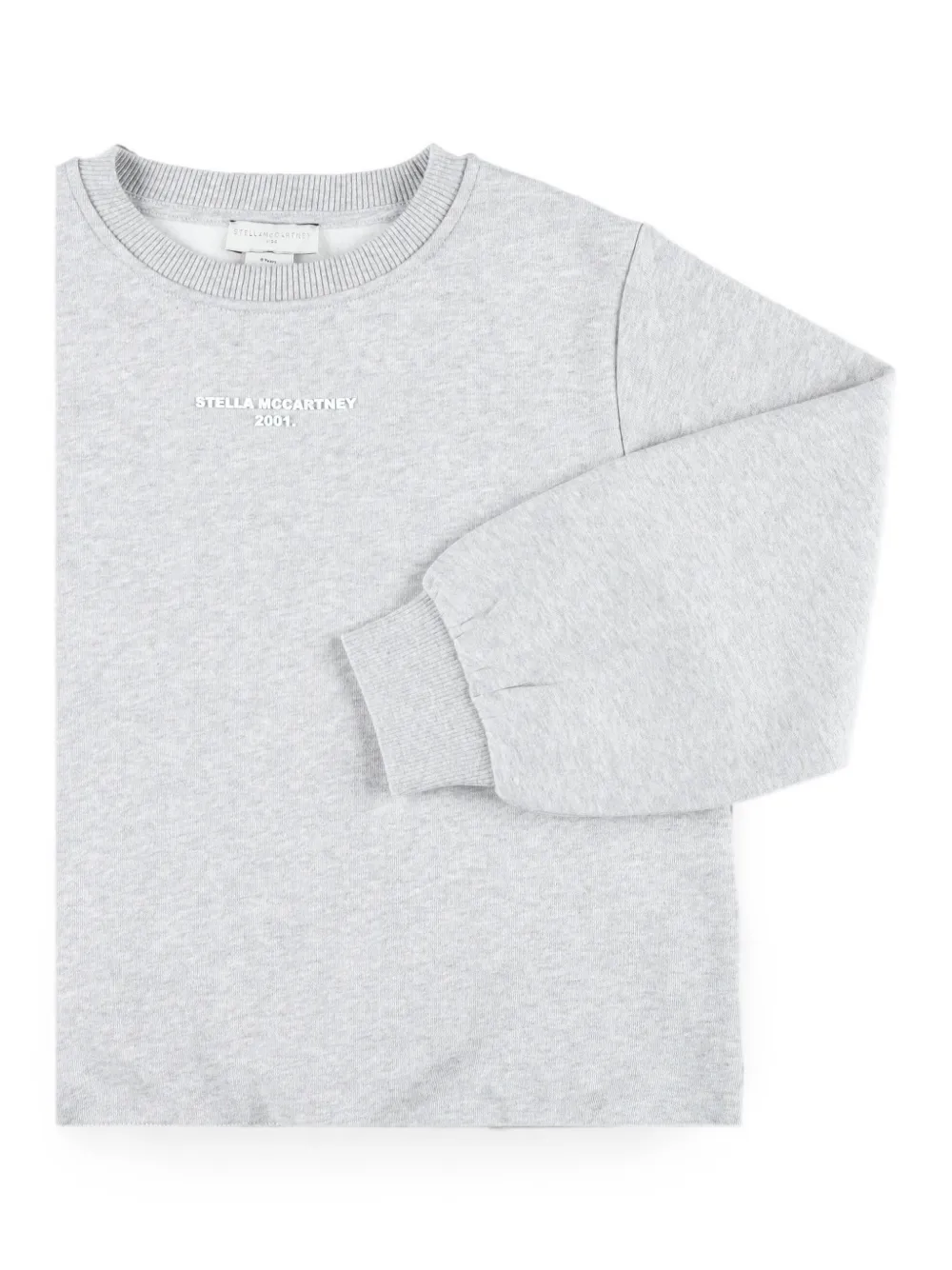 Stella McCartney Kids Sweater met logoprint Grijs