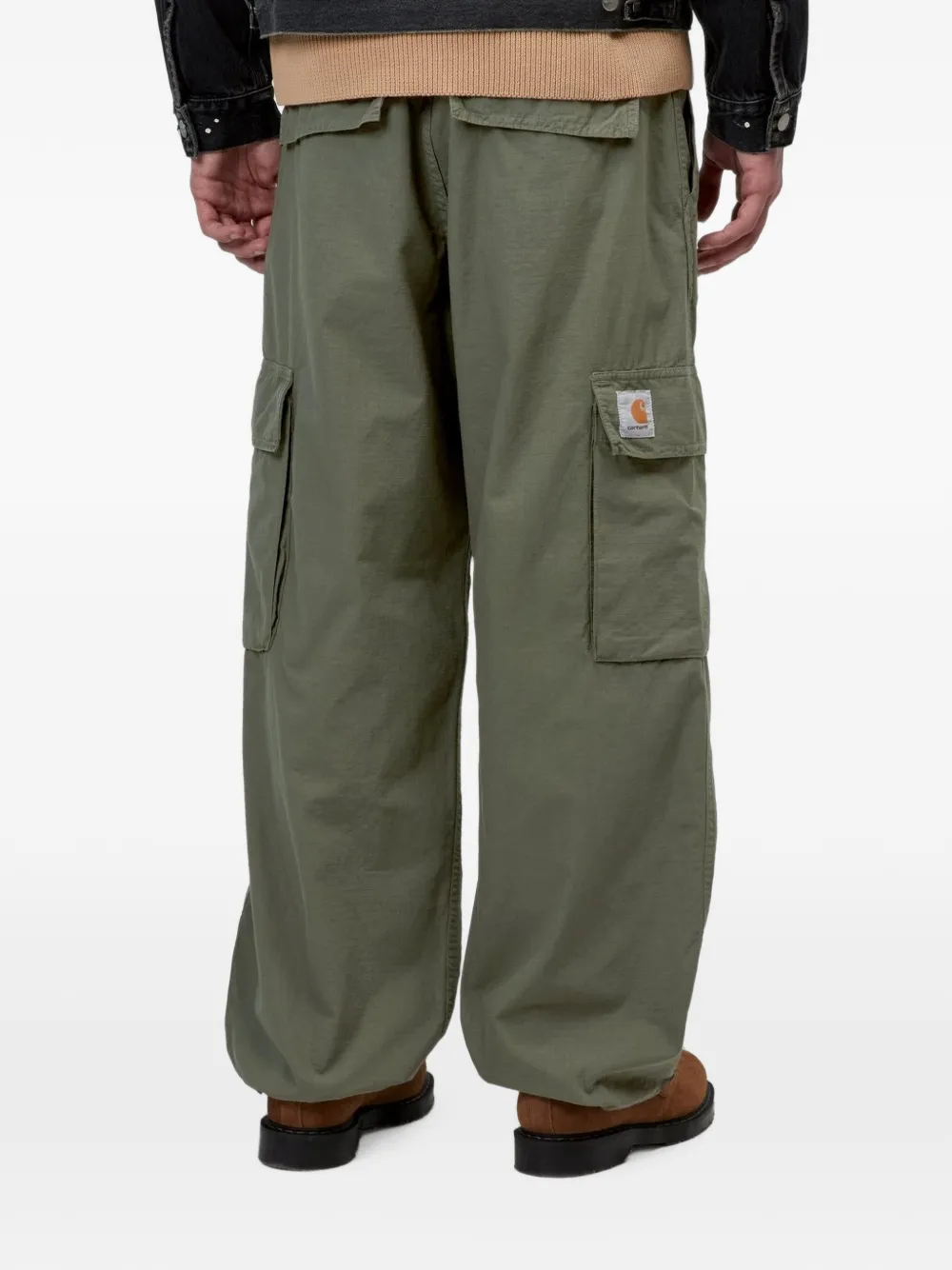 Carhartt WIP Kade cargo broek met logo-patch Groen