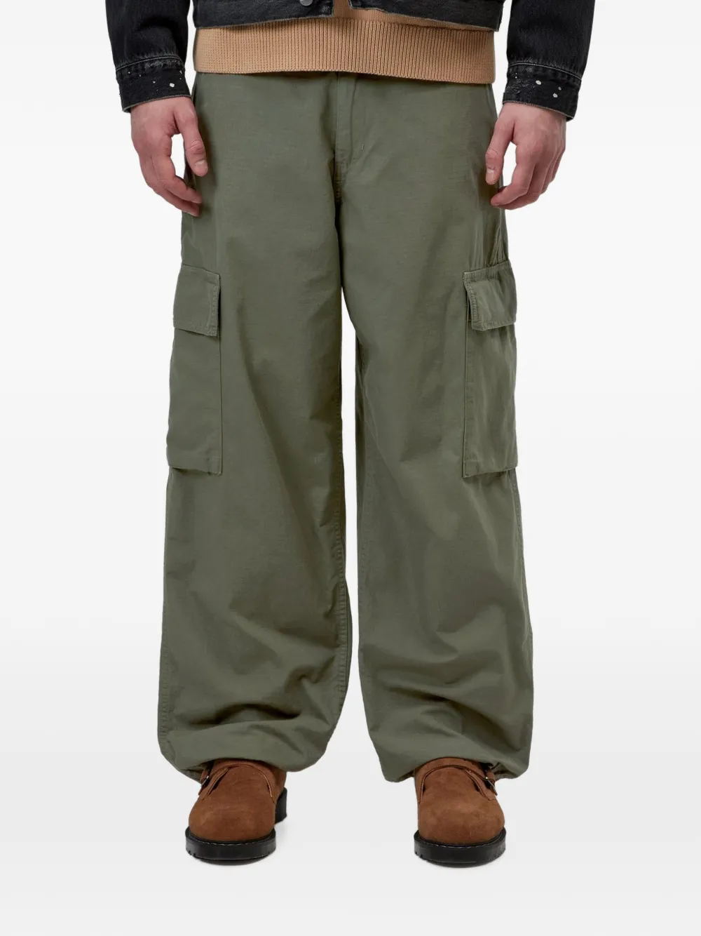 Carhartt WIP Kade cargo broek met logo-patch Groen