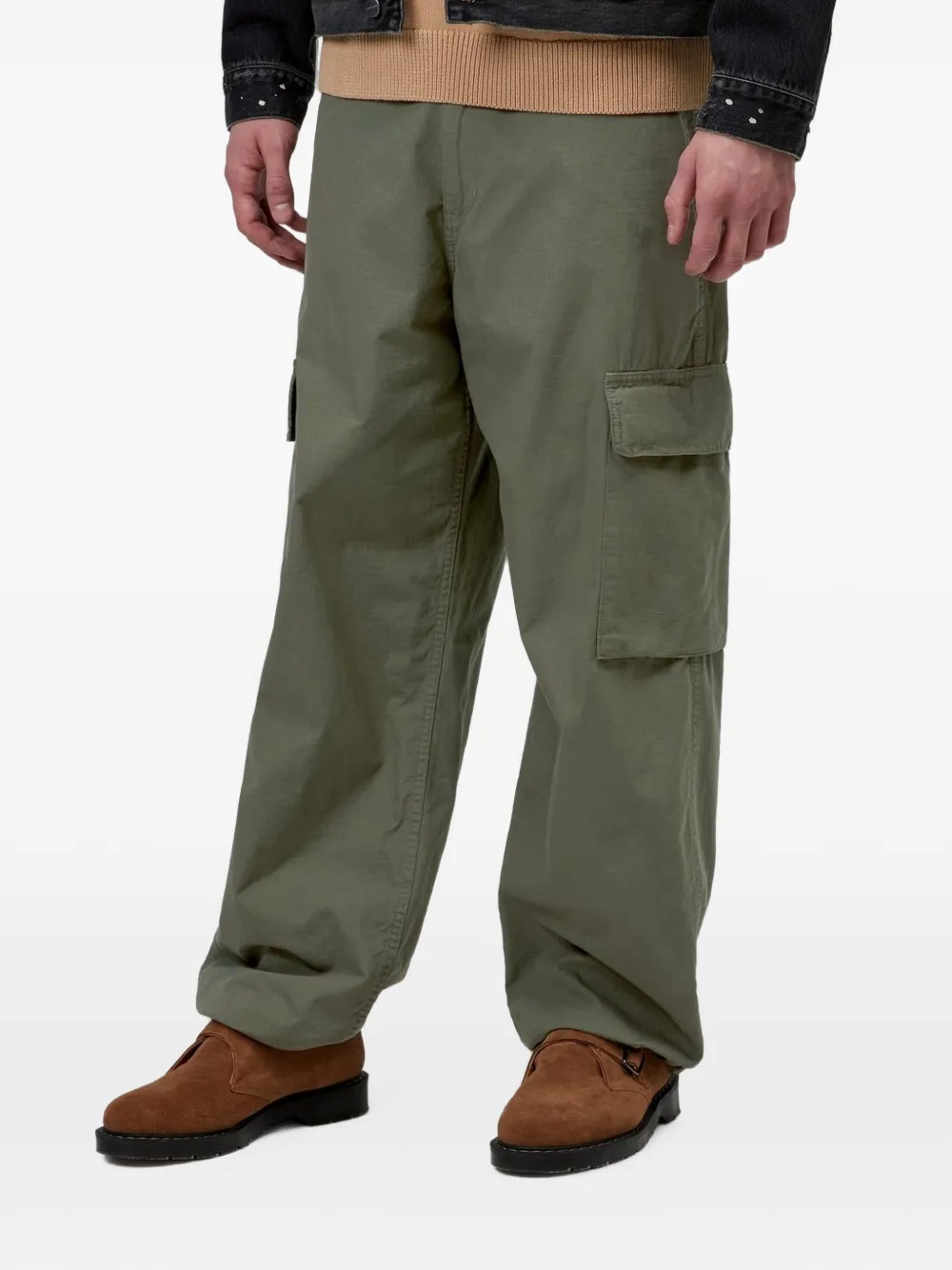 Carhartt WIP Kade cargo broek met logo-patch Groen