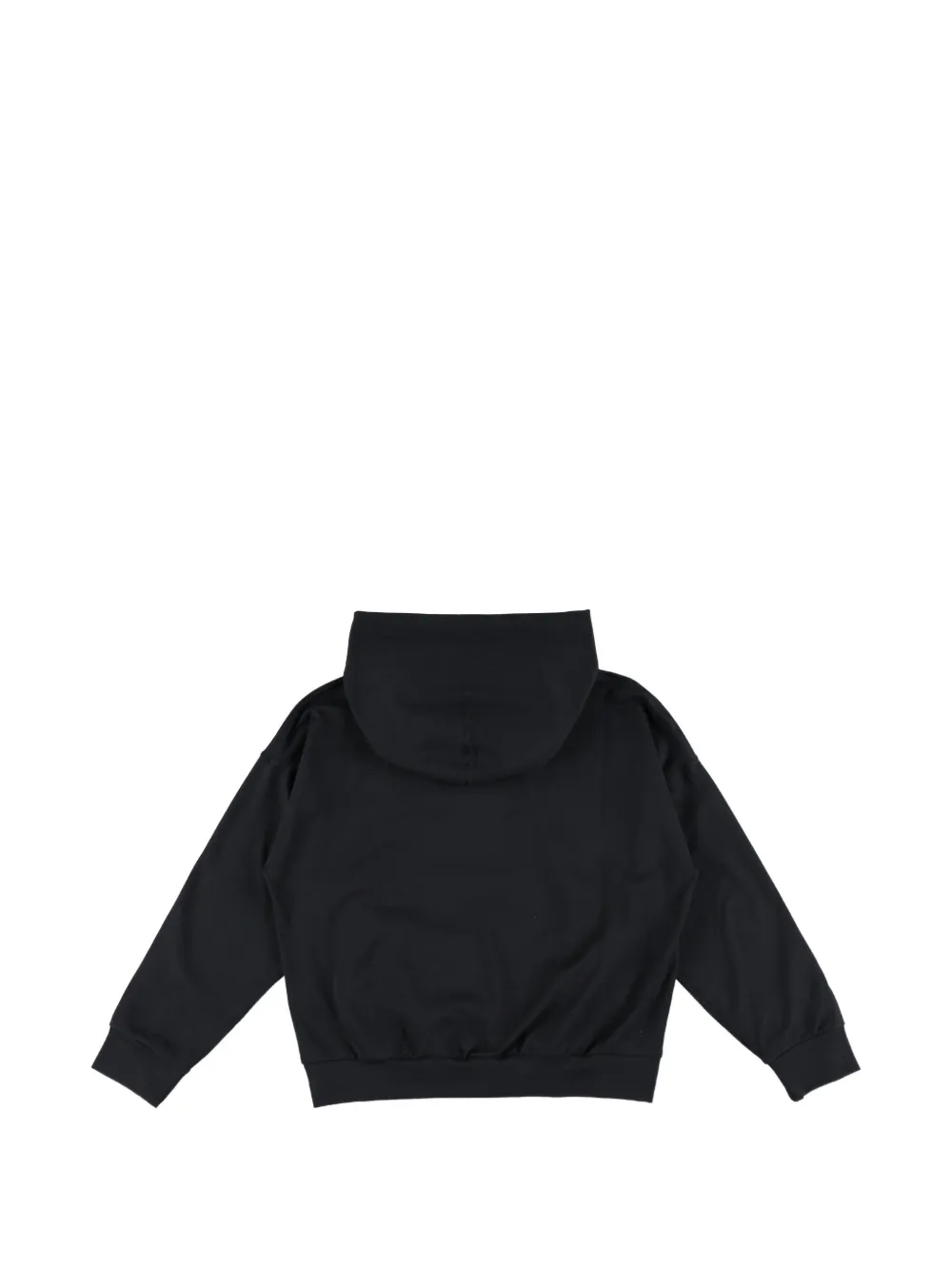 Nike Kids logo-print hoodie Zwart