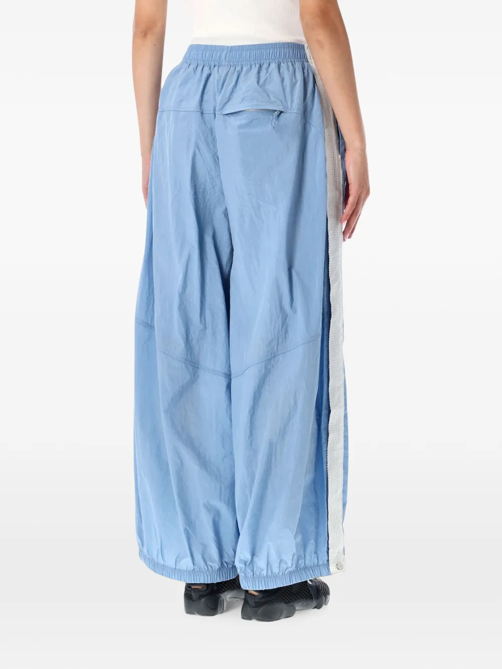 Nike logo-print track pants Blauw