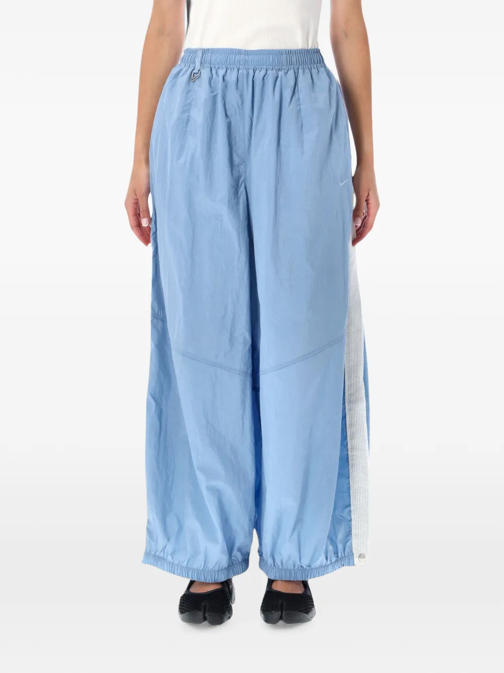Nike logo-print track pants Blauw