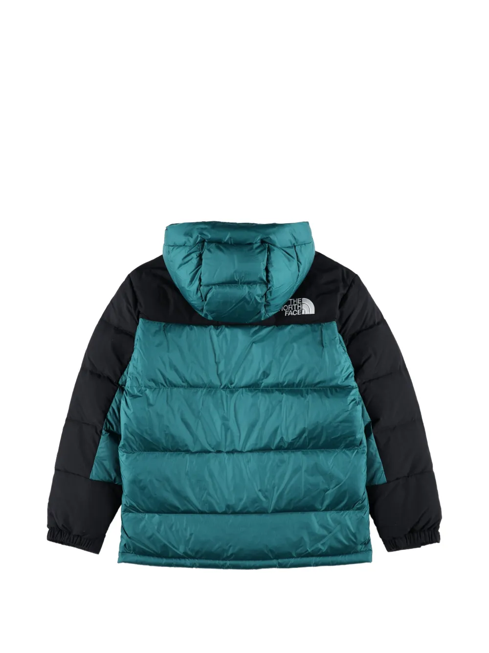 The North Face Kids two-tone padded coat Groen