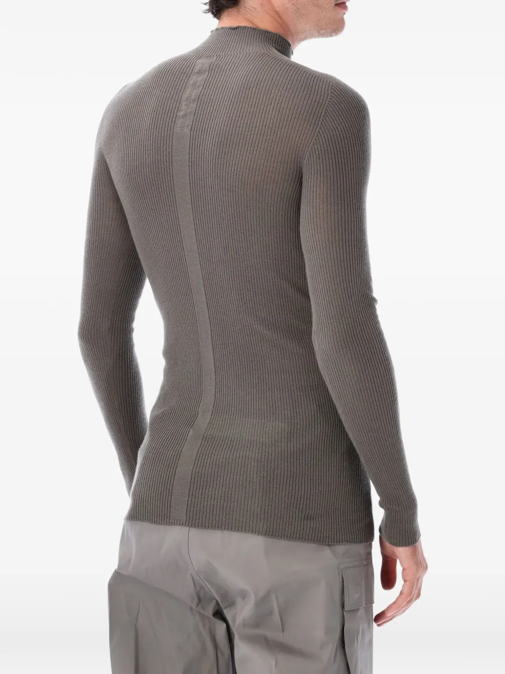Rick Owens Lupetto geribbelde trui Grijs