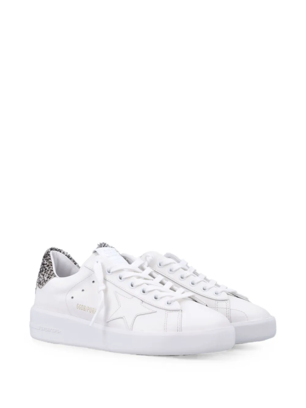 Golden Goose Purestar leopard-print sneakers Wit