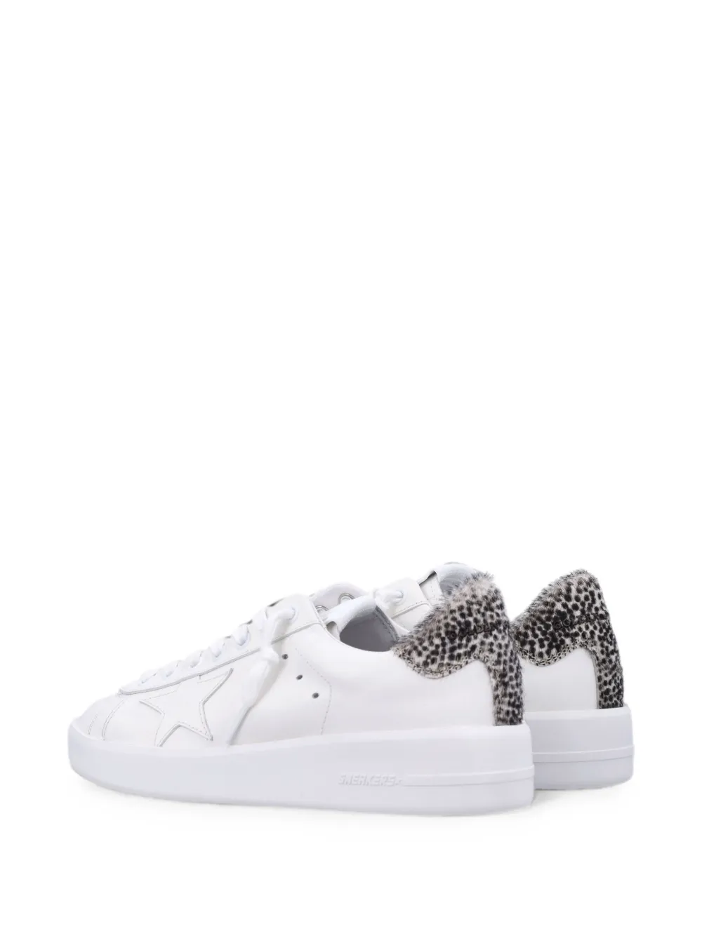 Golden Goose Purestar leopard-print sneakers Wit