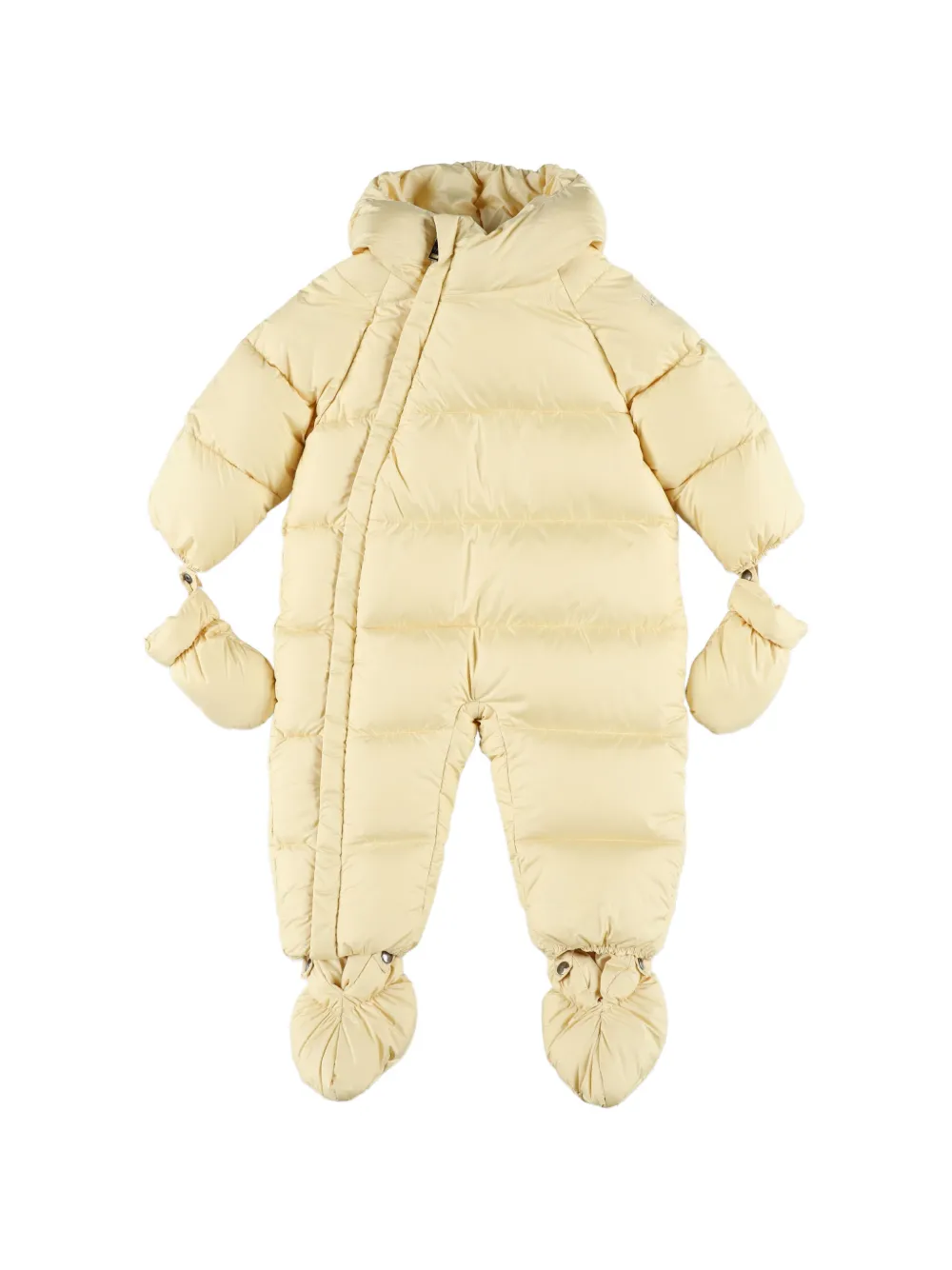 Il Gufo quilted hooded snowsuit - Jaune