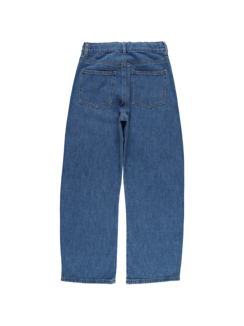 Il Gufo logo-patch jeans Blauw