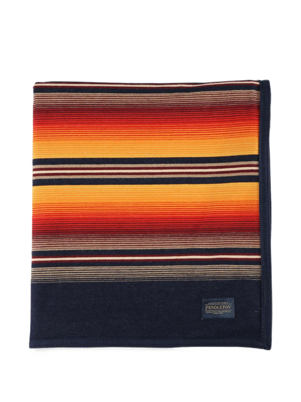 Pendleton Serape Striped Blanket In Blue