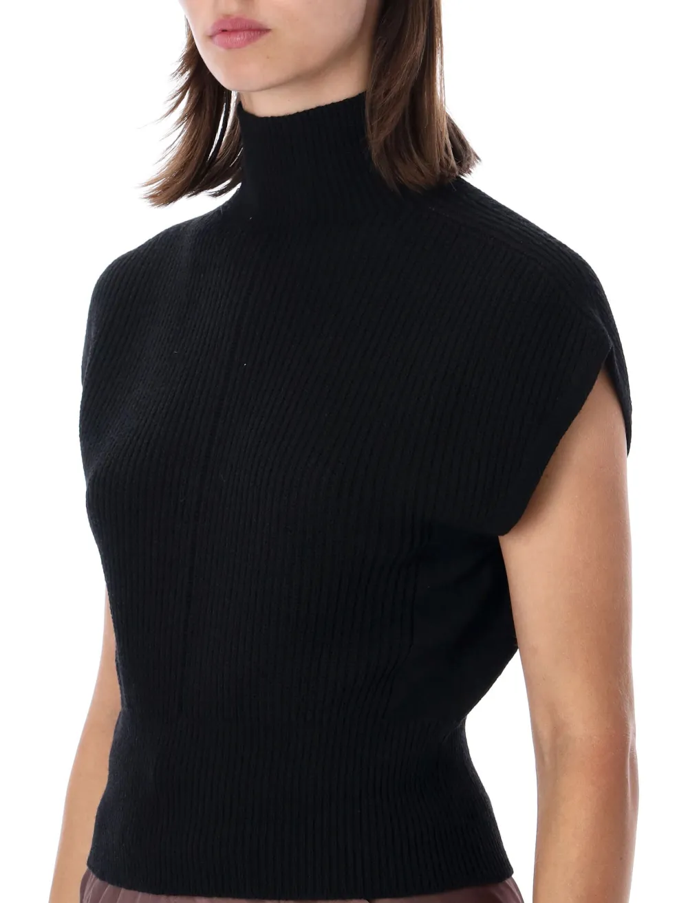 Rick Owens Ribgebreide trui Zwart