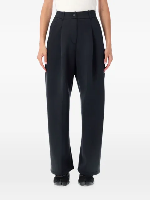 Nike pleated straight-leg trousers