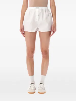 Sporty & Rich ストライプ ショートパンツ | ブルー | FARFETCH JP