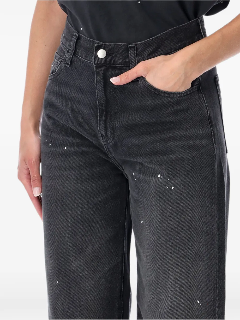 Carhartt WIP Arin jeans met verfspatten Grijs