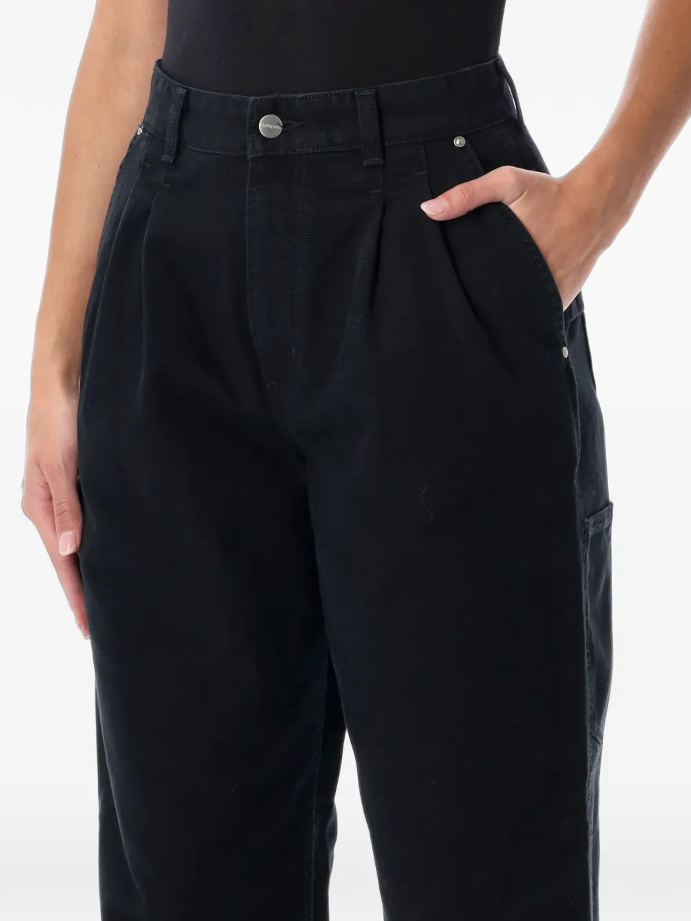 Carhartt WIP Billie enkelvoudige kniebroek Zwart