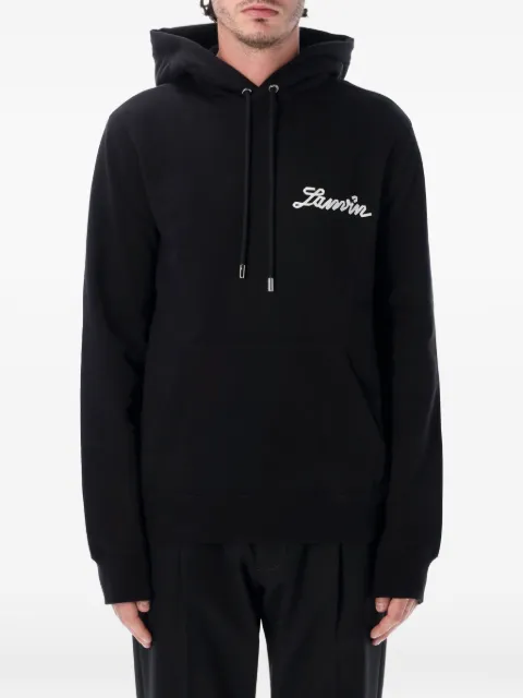 Lanvin ribbon hoodie in cotton
